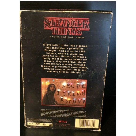 Stranger Things Netflix Season 1 4-Disc DVD/Blu-Ray Collector's Edition Box Set - Picture 3 of 3
